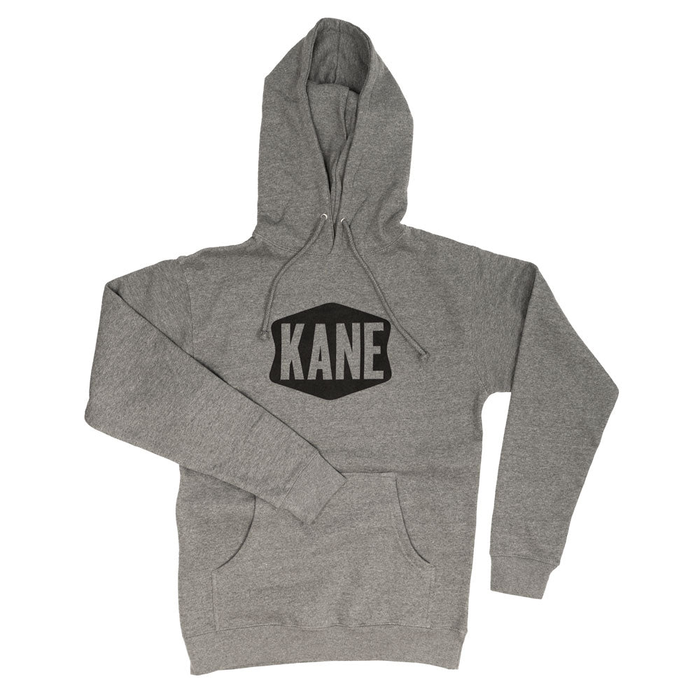 Stamp Logo Pullover Hoodie - Grey Heather