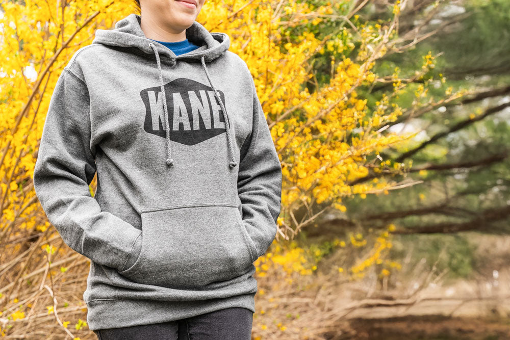 Stamp Logo Pullover Hoodie - Grey Heather