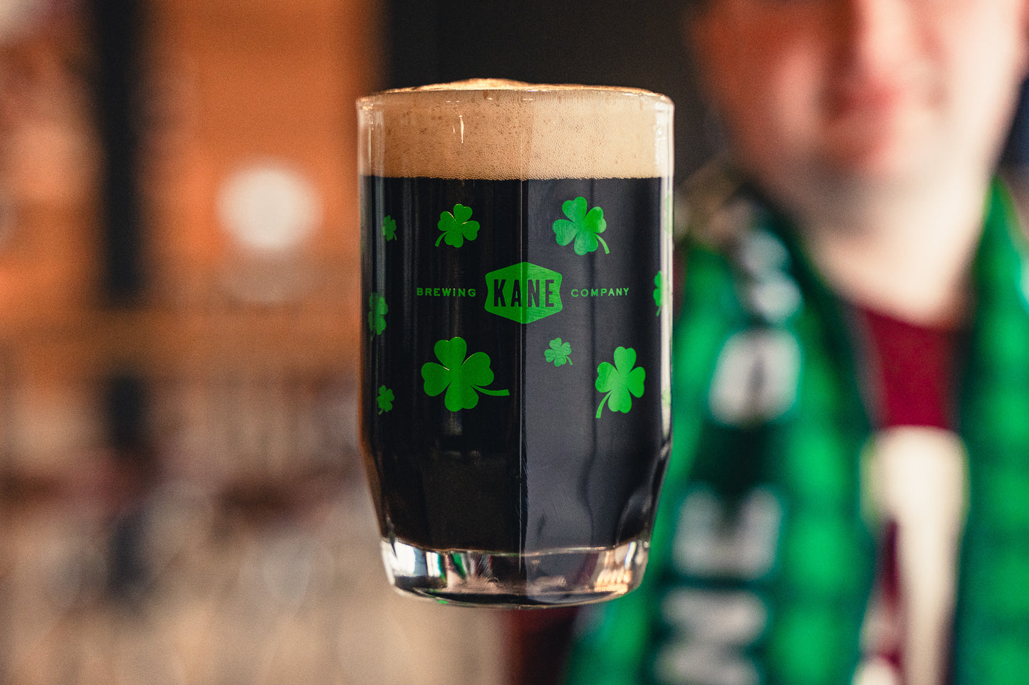 St. Patrick's Day Thumbprint Stein