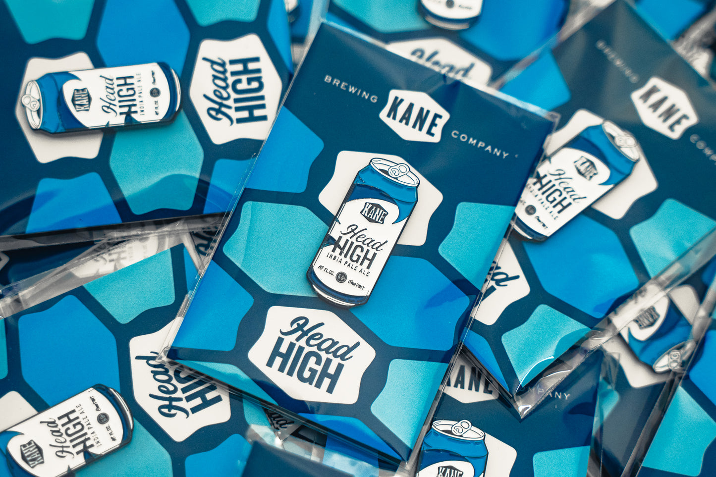 Head High Enamel Pin