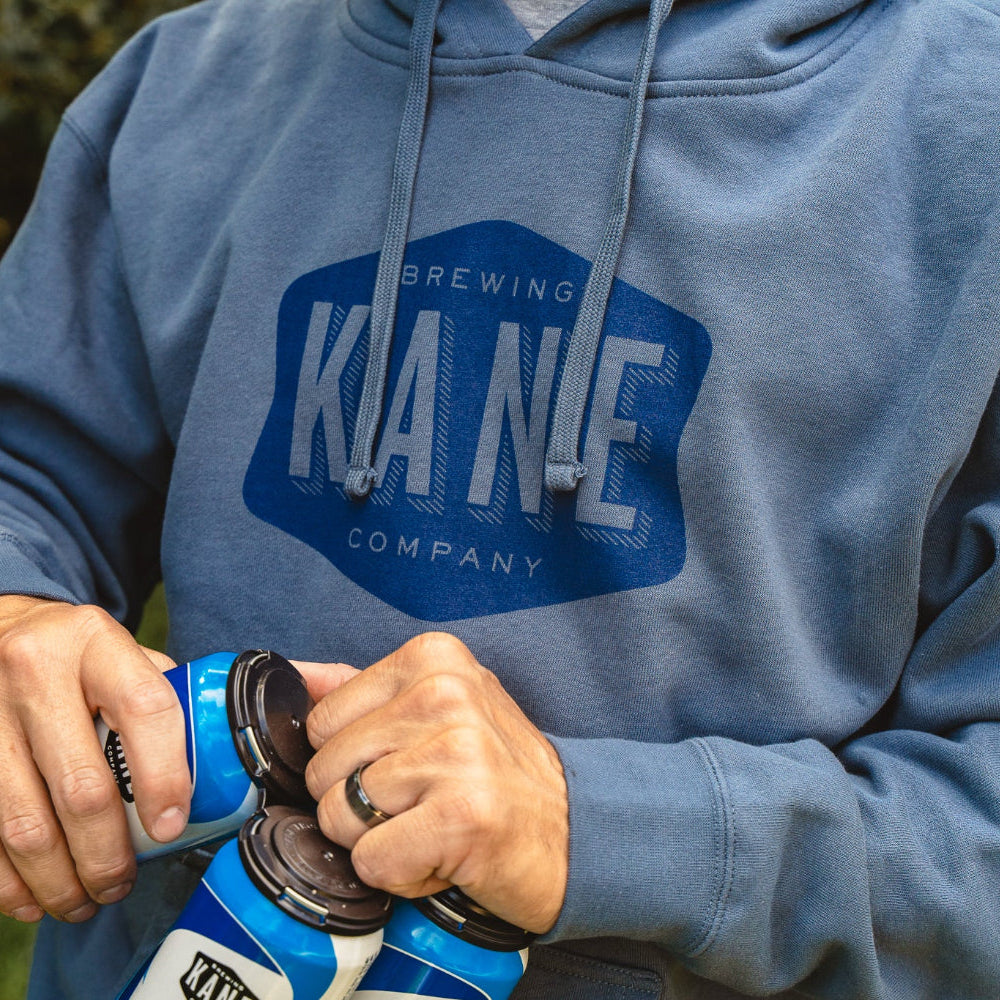 Icon Logo Pullover Hoodie - Storm Blue