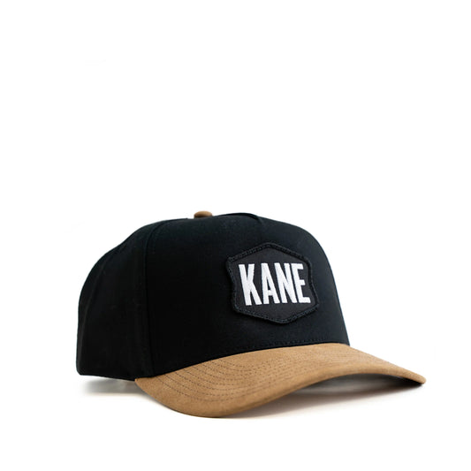 Stamp Logo Patch 5 Panel Vintage Cotton & Suede Hat