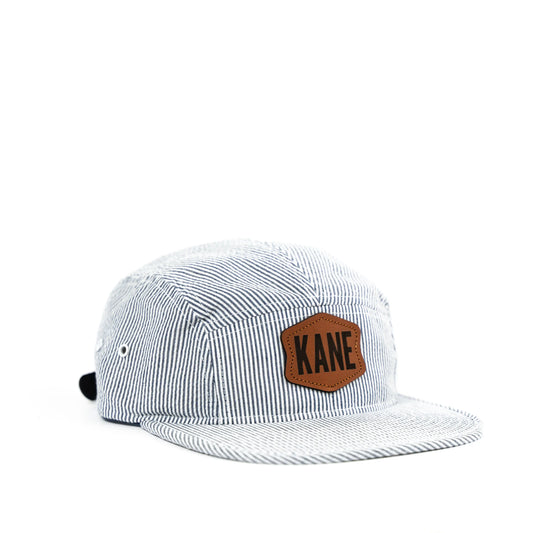 Stamp Logo Patch Conductor Stripe Hat