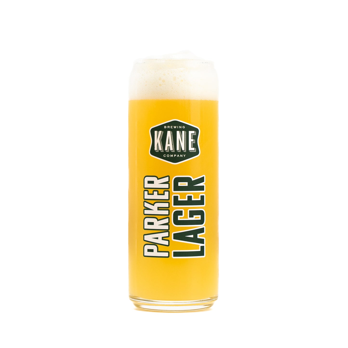 Parker Lager Can Glass