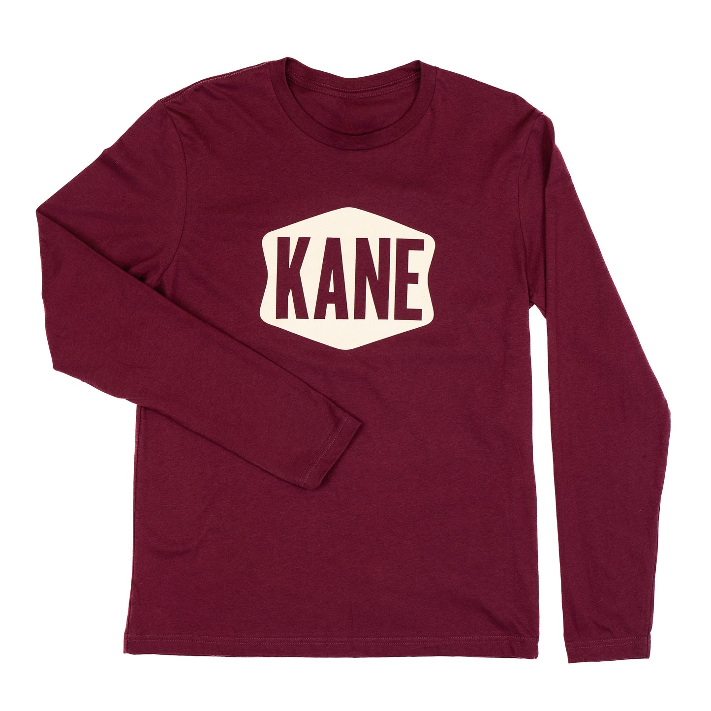 Stamp Logo Long Sleeve Tee - Maroon