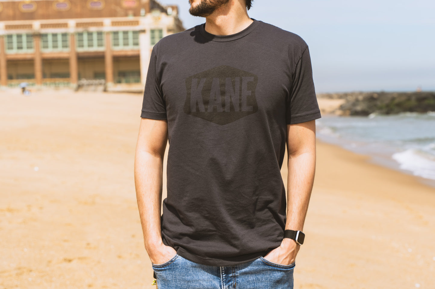 Stamp Logo Tee - Graphite Black