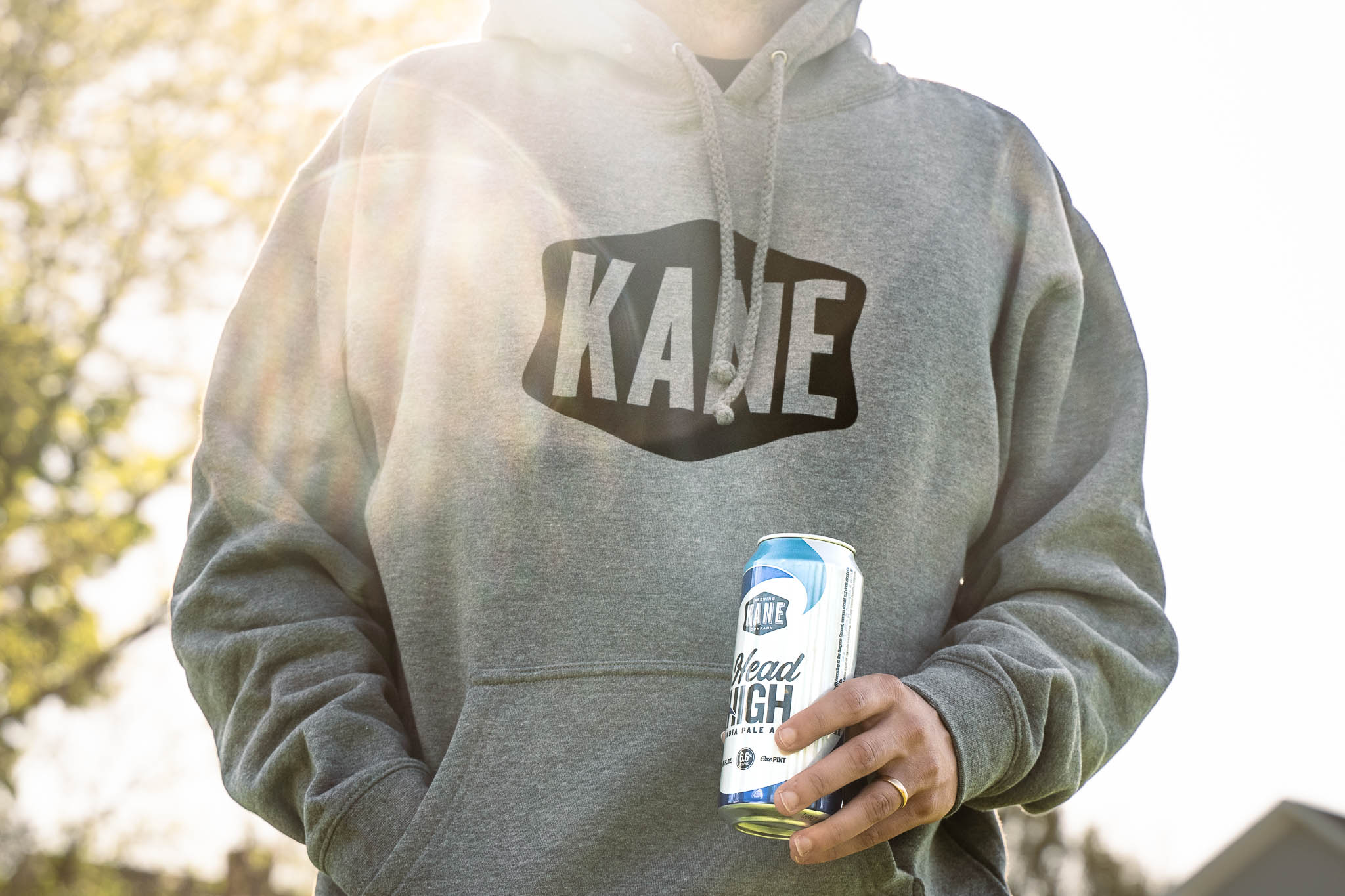Stamp Logo Pullover Hoodie - Grey Heather – Kane Brewing Company
